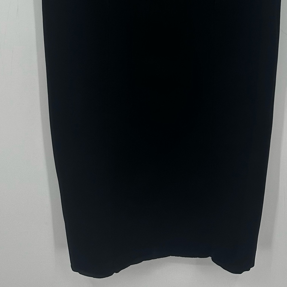 Valentino Black Midi Dress Womens 46 US 10 | Q370 - Picture 5 of 15